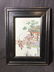 Hand Painted Framed Chinese Porcelain Tile - 2