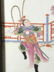 Hand Painted Framed Chinese Porcelain Tile - 7