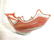 Art Glass Bowl W Curled Spiral Detail - 3