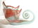 Art Glass Bowl W Curled Spiral Detail - 4