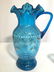 Set 4 Hand Crafted Art Glass Pitcher & Glasses - 3