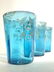 Set 4 Hand Crafted Art Glass Pitcher & Glasses - 4