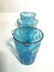 Set 4 Hand Crafted Art Glass Pitcher & Glasses - 5