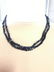 Natural Blue Stone Beaded Necklace - 5