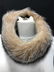 Red- Brown w/ Black Fox Fur Neck Collar Scarf - 6