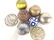 Lot 8 Decor Table Spheres, Mixed Materials - 2