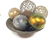 Lot 8 Decor Table Spheres, Mixed Materials - 6