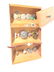 Dresser Valet Wood Box with Vintage Accessories