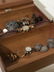Dresser Valet Wood Box with Vintage Accessories - 3