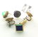 Dresser Valet Wood Box with Vintage Accessories - 5