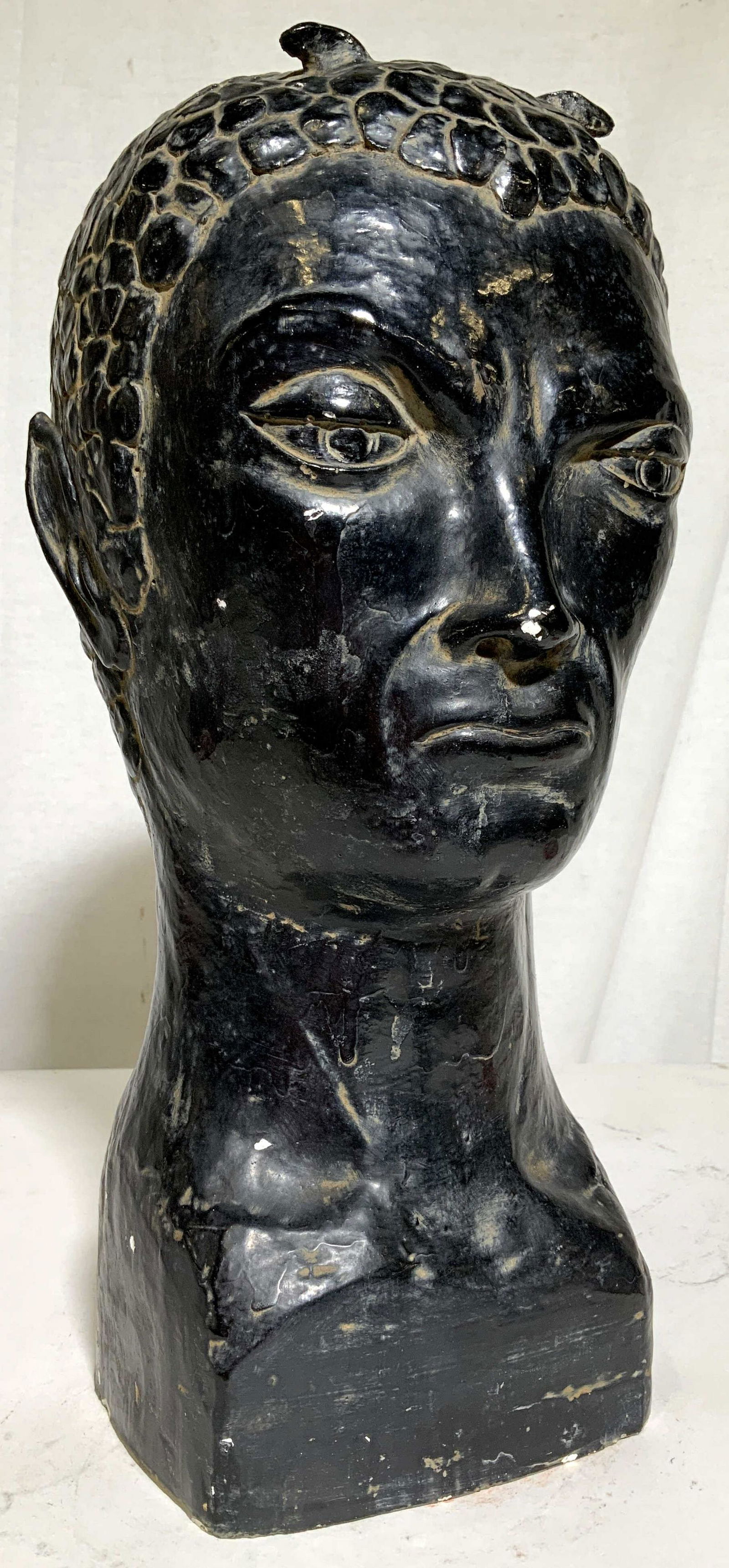 Mid Century Mythological Plaster Bust Sculpture (1 of 19)