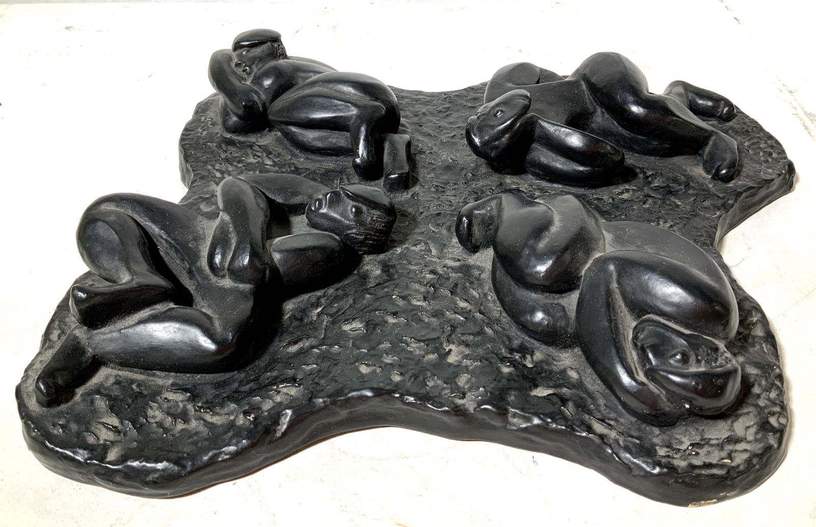 Figural Abstract Modernist Plaster Sculpture (1 of 16)