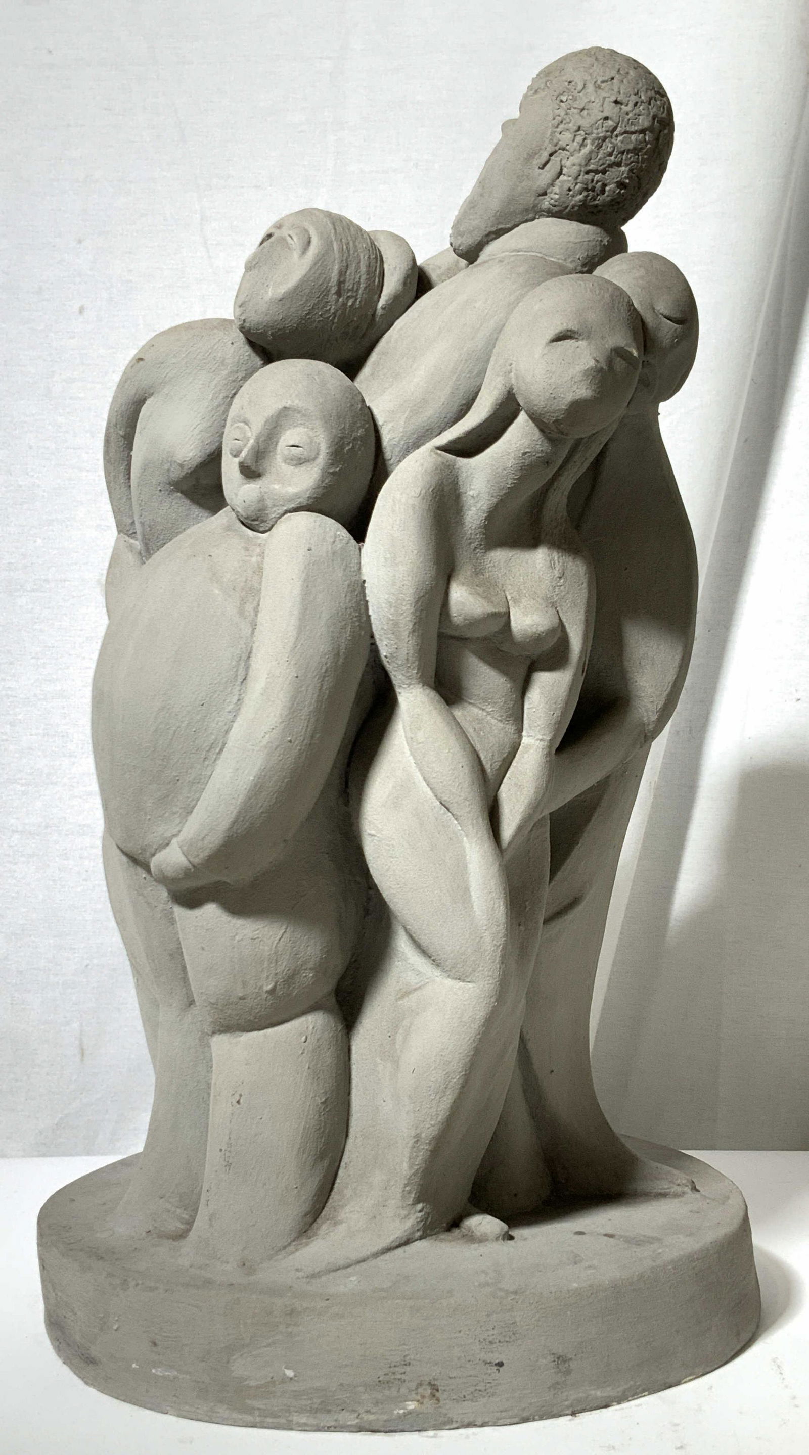 Abstract Multi Figural Modernist Family Sculpture (1 of 20)