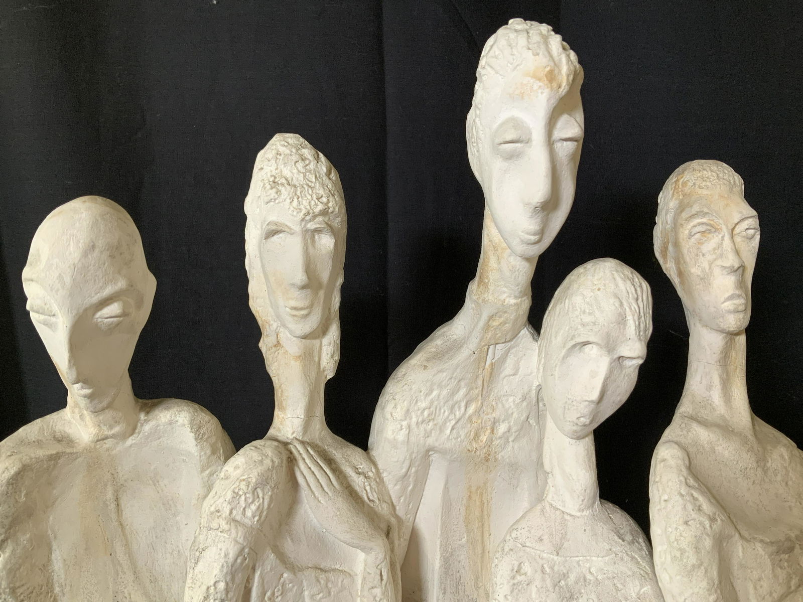 Large Standing Figure Plaster Sculpture 1960 (1 of 20)