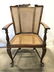 Lot 2 Vintage Carved Wooden End Chairs - 2