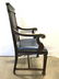 Pair Caned Antique Carved Wooden Chairs - 4