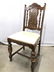 Antique Carved Wooden Side Chair - 6
