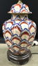 Vintage Painted Asian Porcelain Lamp