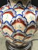 Vintage Painted Asian Porcelain Lamp - 3