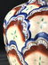 Vintage Painted Asian Porcelain Lamp - 7