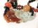 Red Jade Beaded Necklace. Carved Pendant - 2