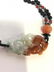 Red Jade Beaded Necklace. Carved Pendant - 5