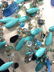 Handmade Multi Strand Bead Statement Necklace - 14