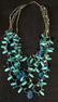 Handmade Multi Strand Bead Statement Necklace