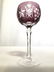 Lot 5 Bohemian Art Glass Wine Glasses - 11
