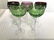 Lot 5 Bohemian Art Glass Wine Glasses - 3