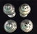 Weighted Sterling Salt Pepper Shakers , Set 4 - 3