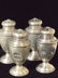 Weighted Sterling Salt Pepper Shakers , Set 4 - 4