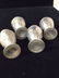 Weighted Sterling Salt Pepper Shakers , Set 4 - 5