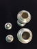 Weighted Sterling Salt Pepper Shakers , Set 4 - 7