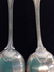 Pair Sterling Embossed Victorian Nouveau Spoons - 9