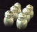 SCS Co. Set 6 Sterling Salt Pepper Shakers