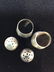 SCS Co. Set 6 Sterling Salt Pepper Shakers - 4