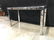 Industrial Modern Glass Top Table - 2