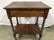 Antique Carved Wooden Spindle Leg Side Table - 10