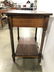 Antique Carved Wooden Spindle Leg Side Table - 5