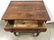 Antique Carved Wooden Spindle Leg Side Table - 6