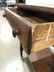 Antique Carved Wooden Spindle Leg Side Table - 7