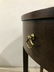 Vintage Round Wooden Side Table W Drawer - 7