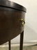 Vintage Round Wooden Side Table W Drawer - 8