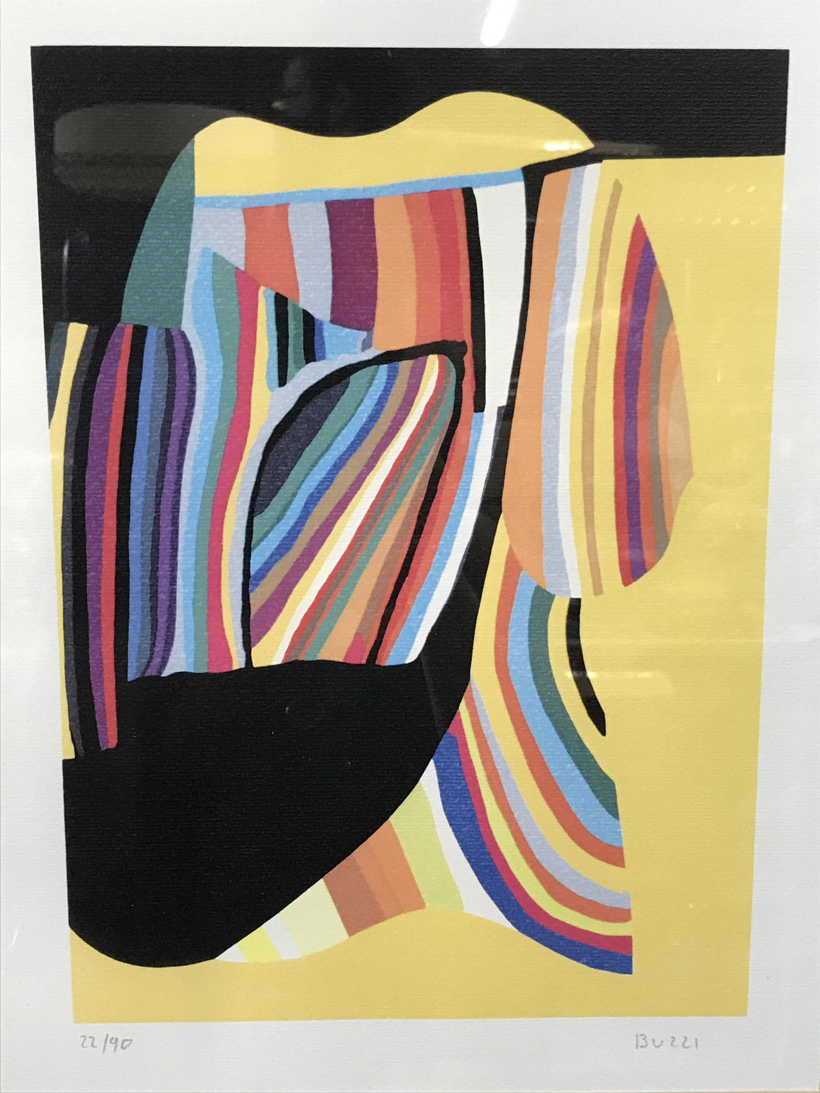 ALBERTO BURRI Signed Ltd Ed Lithograph: Alberto Burri (1915-1995) Signed limited edition lithograph, Please Note: All lots that do not carry established documented provenance nor any past record of auction history record are described in th