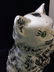 Hand Made & Painted Green Eyed Ceramic Cat - 10