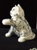 Hand Made & Painted Green Eyed Ceramic Cat - 6