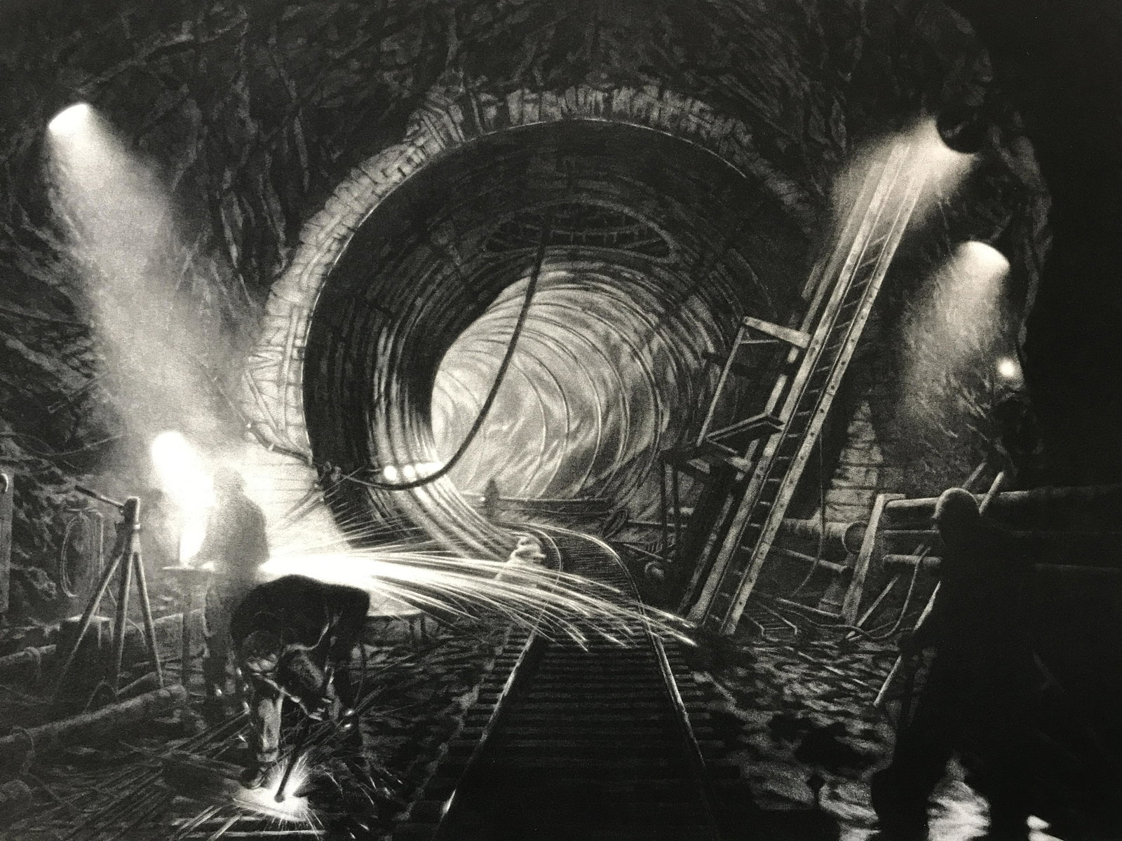 Craig McPherson Signed Ltd Ed Mezzotint Engraving: Craig McPherson Signed limited edition Mezzotint engraving on heavy weight paper, signature and date in the lower right corner reads ‘McPherson Imp. 09’, title along the lower center border reads