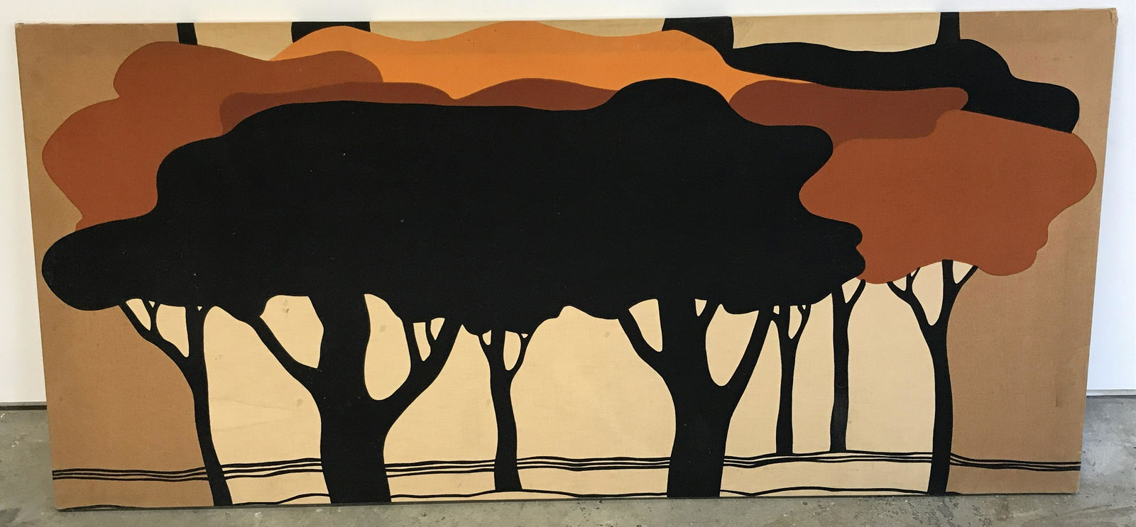 Minimalist Trees Artwork Print On Fabric Oct 07 2020 The Benefit Shop Foundation Inc In Ny