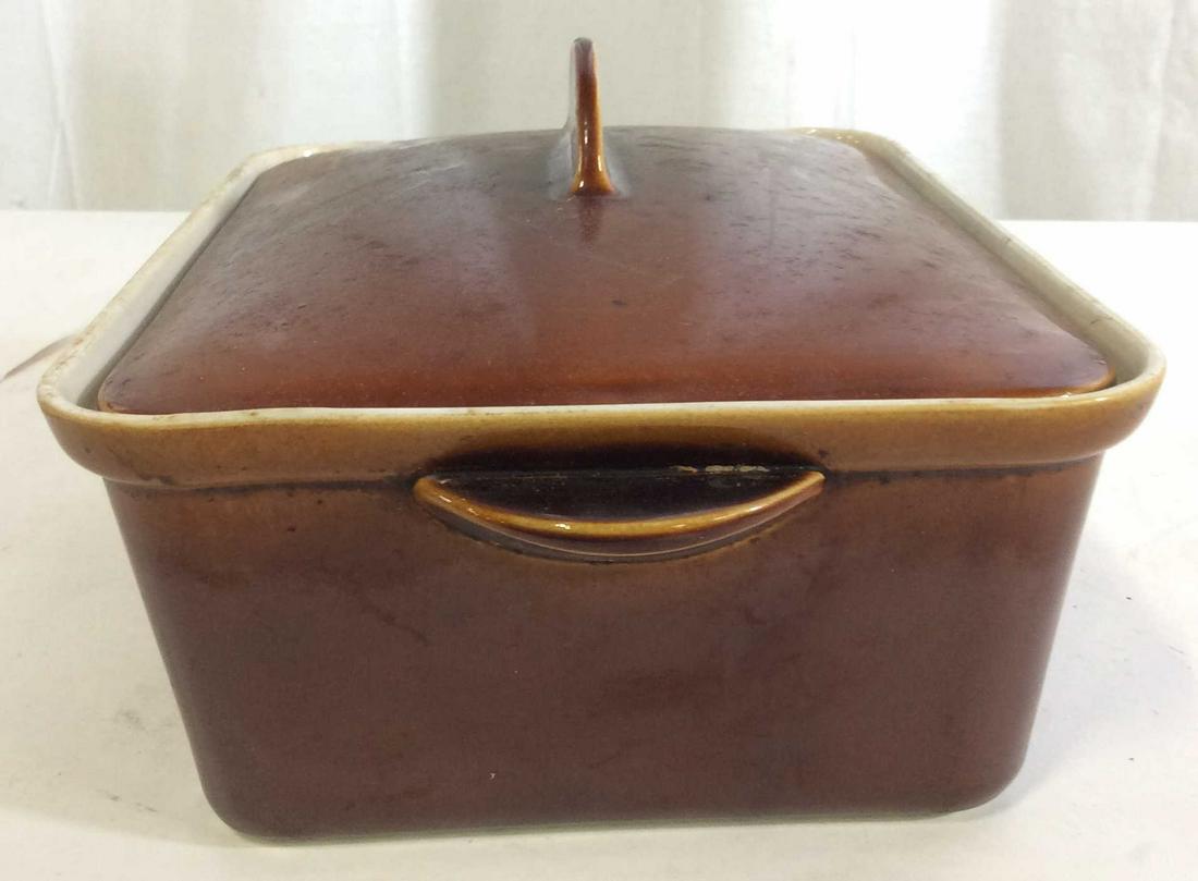 Vntg Villeroy & Boch Oven Stoneware, Luxembourg: Stoneware, ovenware, casserole dish, pottery, Kitchenware, Bakeware, Lidded Serving Pot, Vintage Villeroy & Boch c. 1960s Lidded Stoneware with vent steam hole, lifting Handles, in vintage brown typic